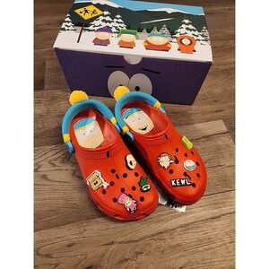 Crocs x South Park Cartman Classic Lined Slip-On Clogs Mens Size 10 Shoes NEW